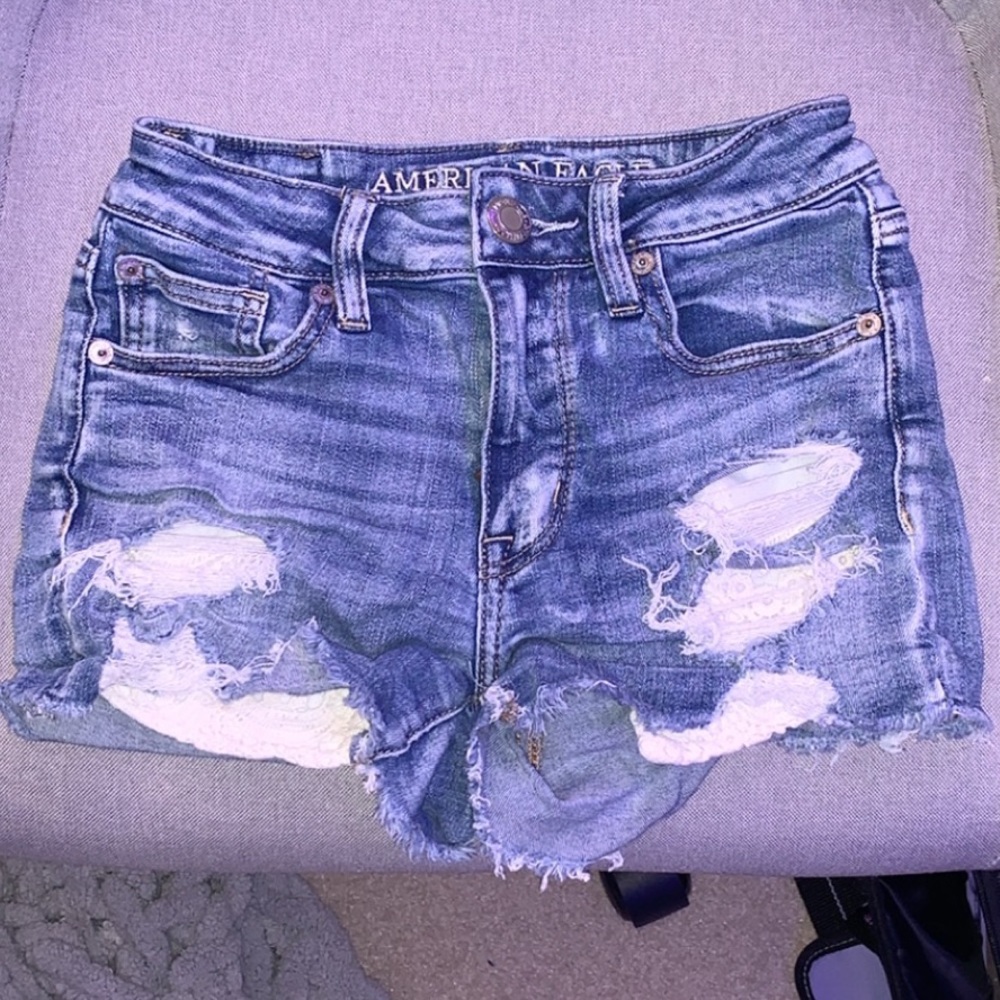 American eagle jean shorts